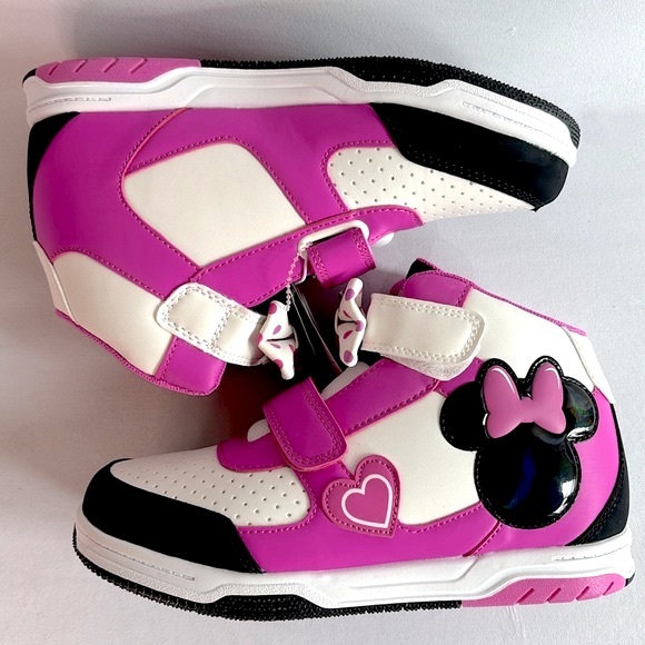 🆕 ULTRA RARE Disney ACI Ltd Edition Minnie Mouse Sport 🎀 High-Top Sneakers - Picture 4 of 11